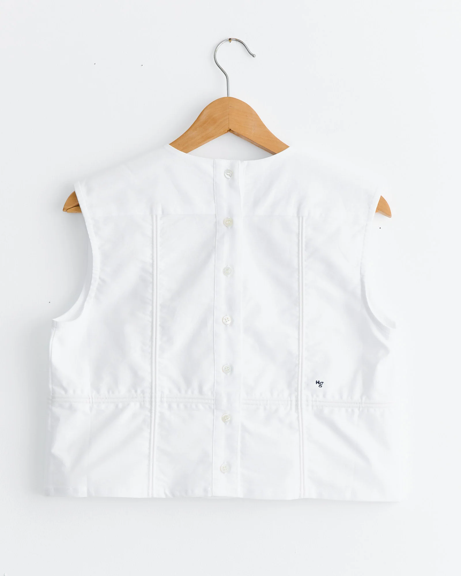 Shell Top in White - Image 4