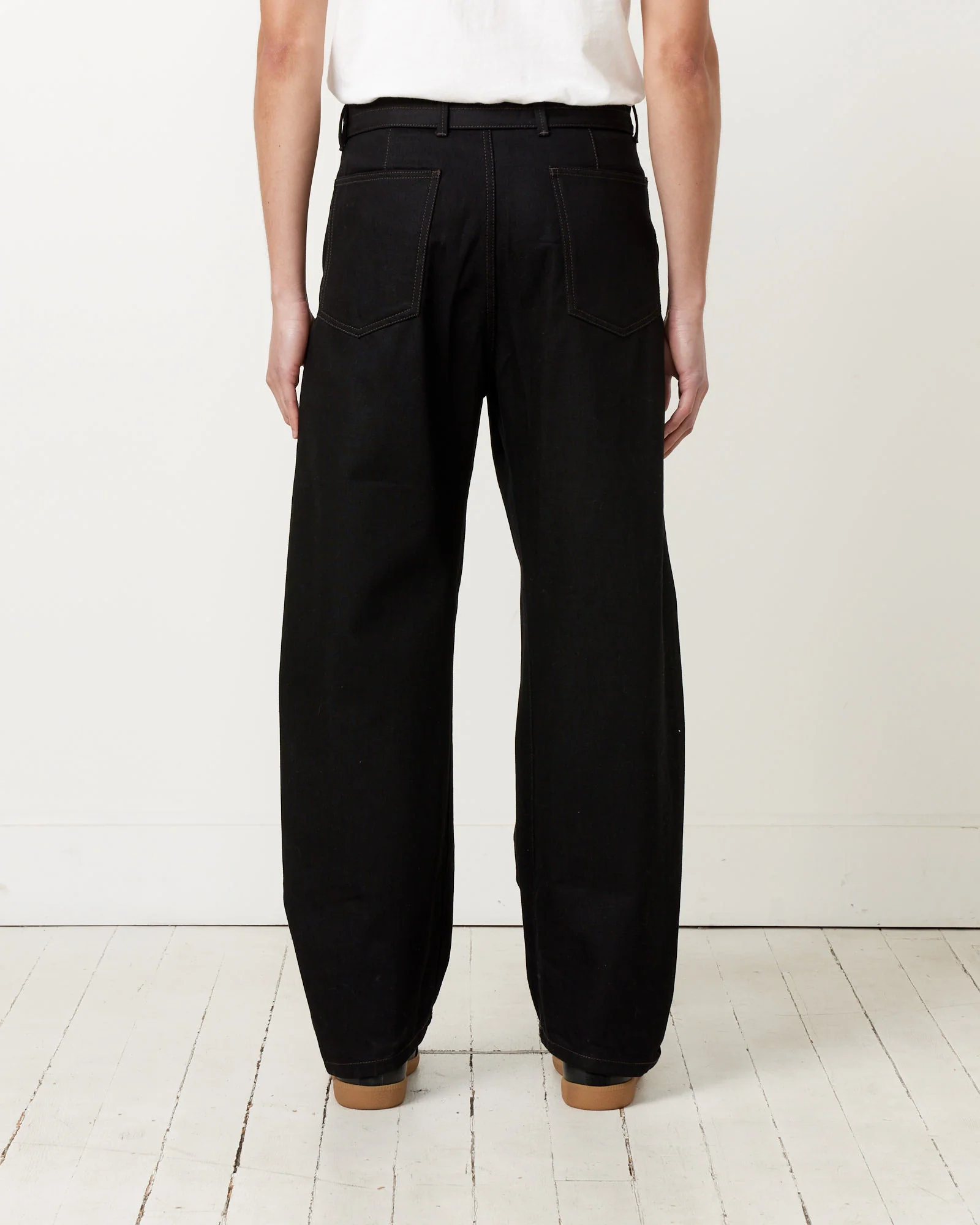 Twisted Belted Pant in Black - Image 4